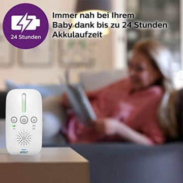 Philips Avent Audio-Babyphone SCD503/26, DECT-Technologie, Eco-Mode, 24 Std. Laufzeit, Nachtlicht - 3