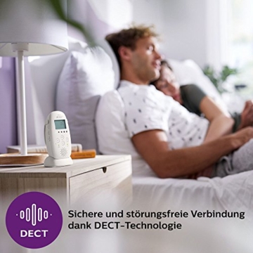 Philips Avent Audio-Babyphone SCD723/26, DECT-Technologie, Eco-Mode, 18 Std. Laufzeit, Gegensprechfunktion - 2