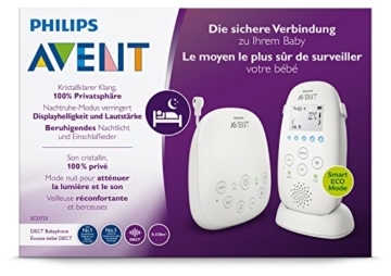 Philips Avent Audio-Babyphone SCD723/26, DECT-Technologie, Eco-Mode, 18 Std. Laufzeit, Gegensprechfunktion - 10