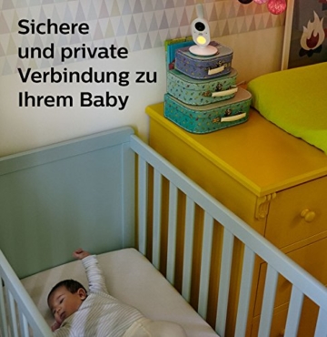 Philips Avent Video-Babyphone SCD630/26, 3,5 Zoll Farbdisplay, ECO-Mode, 10 Std. Akku, weiß/grau - 3